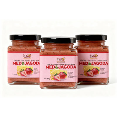 250G MED I JAGODA MILOŠEVIĆ  Paket (3 Komada)