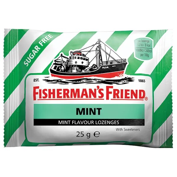 25G FISHERMAN'S FRIEND-PEPERMINT*