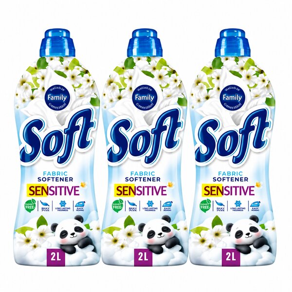 2L SOFT OMEKŠIVAČ SENSITIVE PAKET (3 komada)