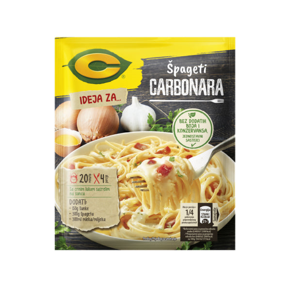 37G ''C'' SPAGETI CARBONARA 