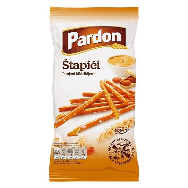 40G PARDON ŠTAPIĆ PUNJEN KIKIRIKIJEM*