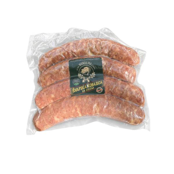 500G ŠVABSKA KOBASICA SA SIROM OD MANGULICE
