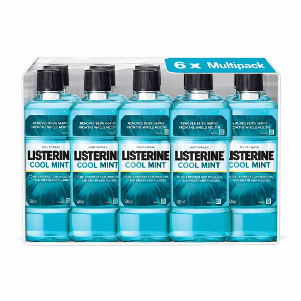 500ML LISTERINE COOL MINT PAKET (6 komada)
