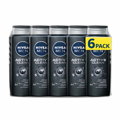 500ML NIVEA GEL ACTIVE CLEAN PAKET (6 komada)