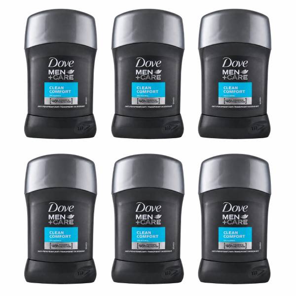 50ML DOVE STICK CLEAN COMFORT PAKET (6 komada)