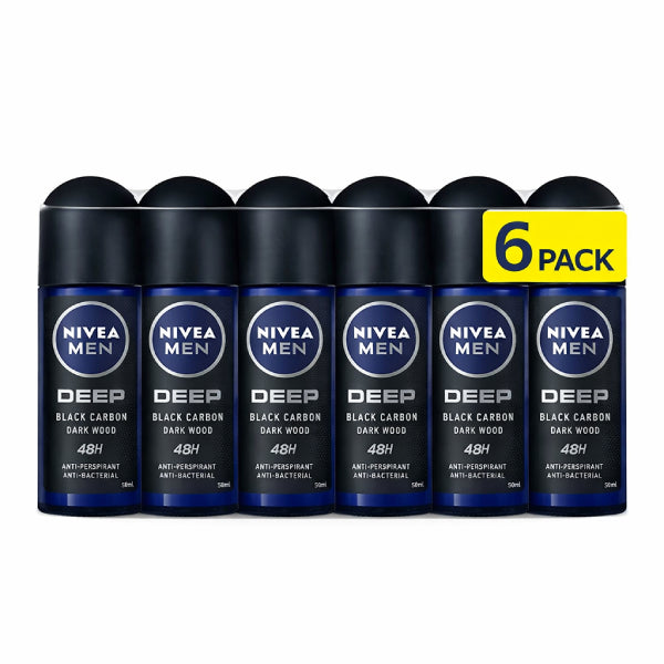 50ML NIVEA ROLL ON DEEP PAKET (6 komada)