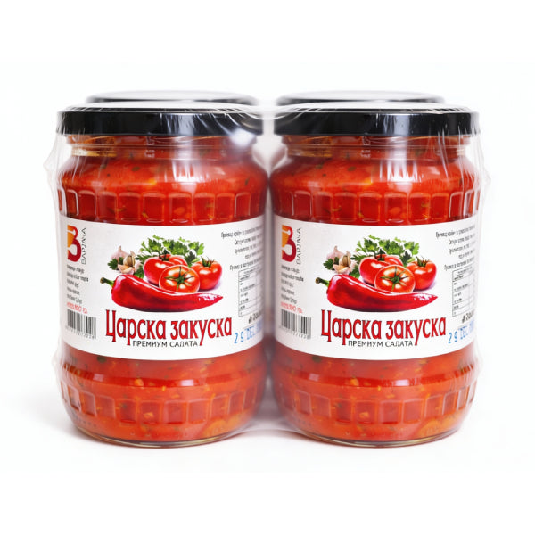 580G CARSKA ZAKUSKA- PREMIUM SALATA VARJAČA PAKET (4 KOMADA)