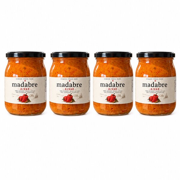580G DOMAĆI AJVAR MADABRE BLAGI PAKET (4 komada)