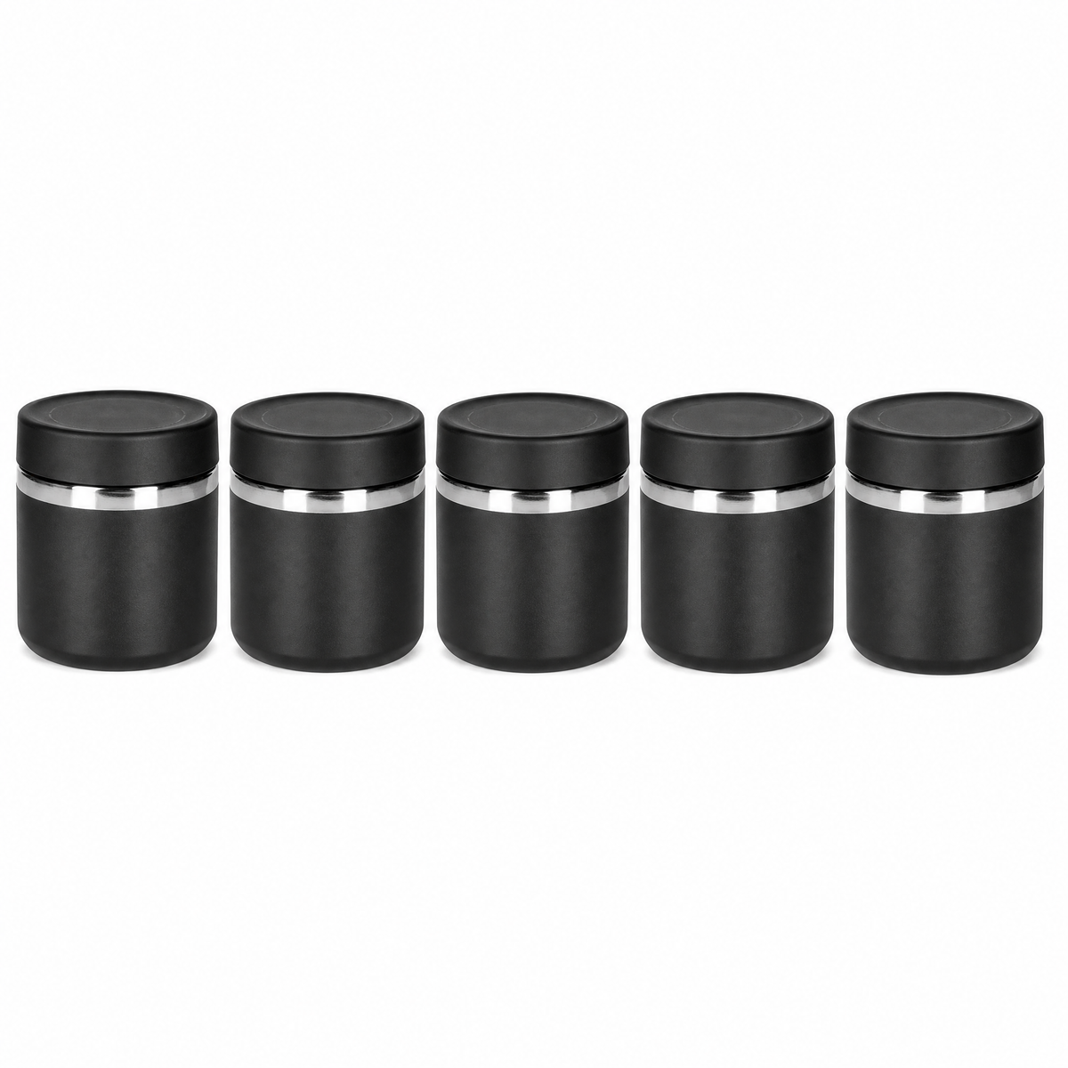 590ML NUTRIO FUSION 20 TERMOS ZA HRANU CRNI PAKET (5 komada)