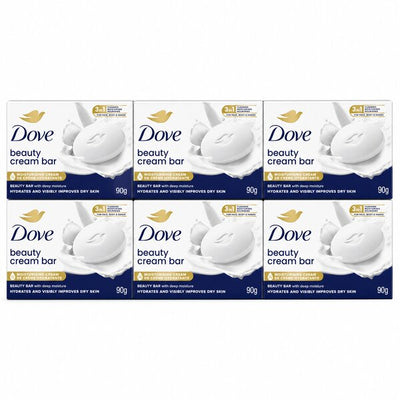 90G DOVE SAPUN BEAUTY CREAM PAKET (6 komada)