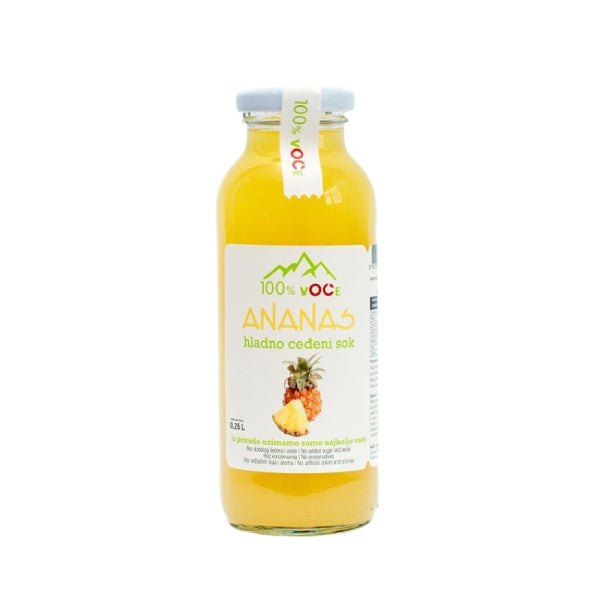 ANANAS 0,25L 100% HLADNO CEĐENI SOK