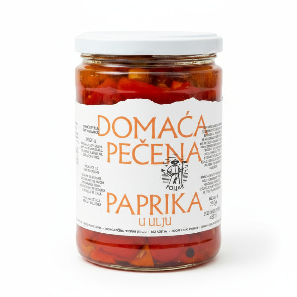 DOMAĆA PEČENA PAPRIKA U ULJU POLJAR