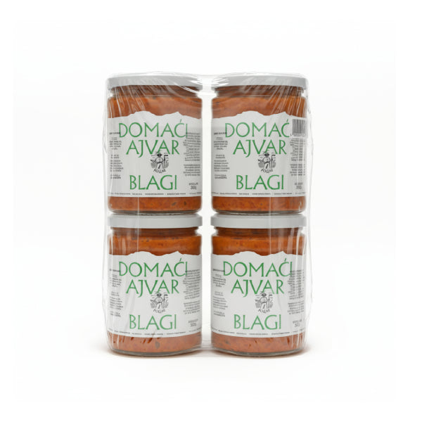 DOMAĆI AJVAR BLAGI POLJAR PAKET (4 Komada)
