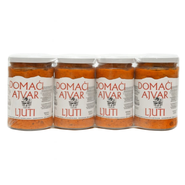 DOMAĆI AJVAR LJUTI POLAR PAKET (4 Komada)