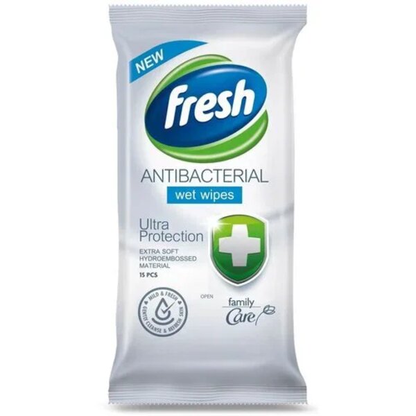 FRESH VLAZNE MARAMICE 15/1 ANTIBACTERIAL