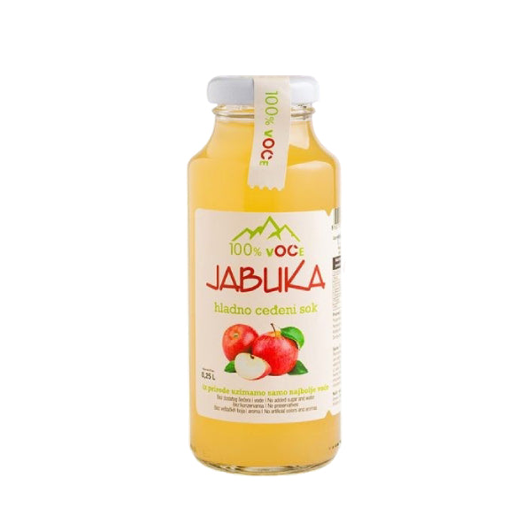 JABUKA 0,25L 100% HLADNO CEĐENI SOK