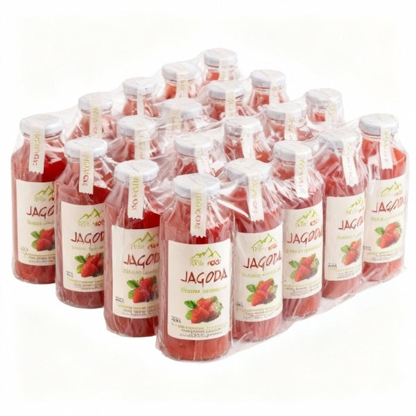 JAGODA 0,25L 100% HLADNO CEĐENI SOK Paket (20 Flašica)