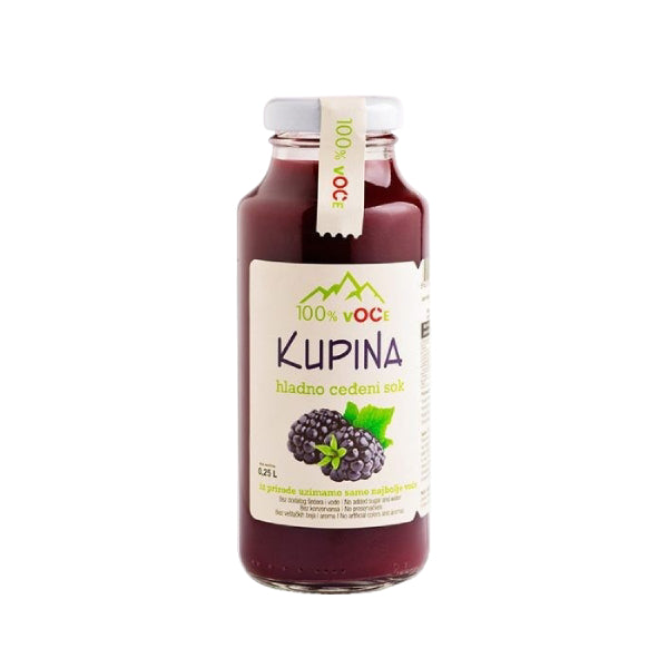 KUPINA 0,25L 100% HLADNO CEĐENI SOK
