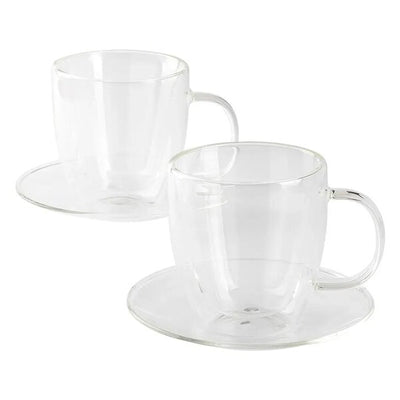 LUXIA PIGNA MIDI SET ŠOLJA SA TACNAMA ZA CAPPUCCINO 2x150ML