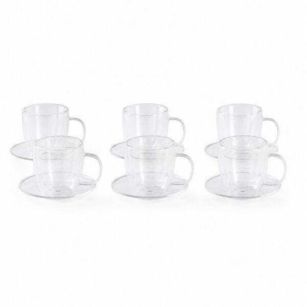 LUXIA PIGNA MINI SET ŠOLJA ZA ESPRESSO 2x100ML PAKET (3 komada)