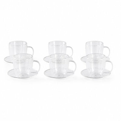 LUXIA PIGNA MINI SET ŠOLJA ZA ESPRESSO 2x100ML PAKET (3 komada)