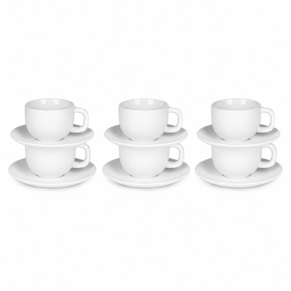 LUXIA TOTEM MINI SET ŠOLJE ZA ESPRESSO BELE 2x85ML PAKET (3 komada)