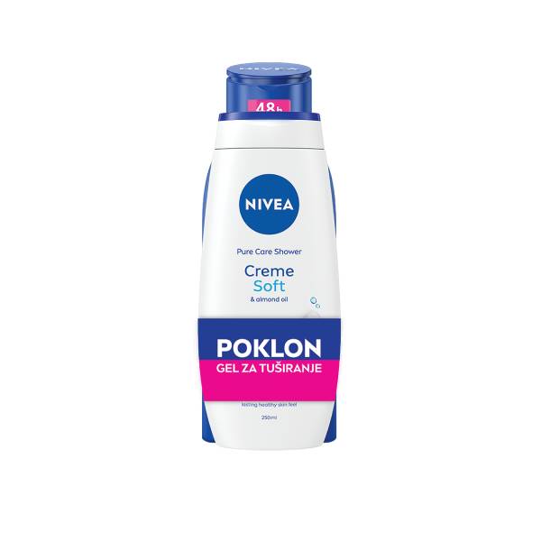 NIVEA MLEKO ZA TELO 400ML+GEL ZA TUŠIRANJE CREAM SOFT