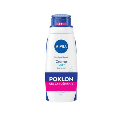 NIVEA MLEKO ZA TELO 400ML+GEL ZA TUŠIRANJE CREAM SOFT