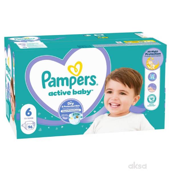 PAMPERS AB MB 6 LARGE (96) 