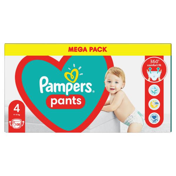 PAMPERS PANTS MB 4 MAXI (108) 