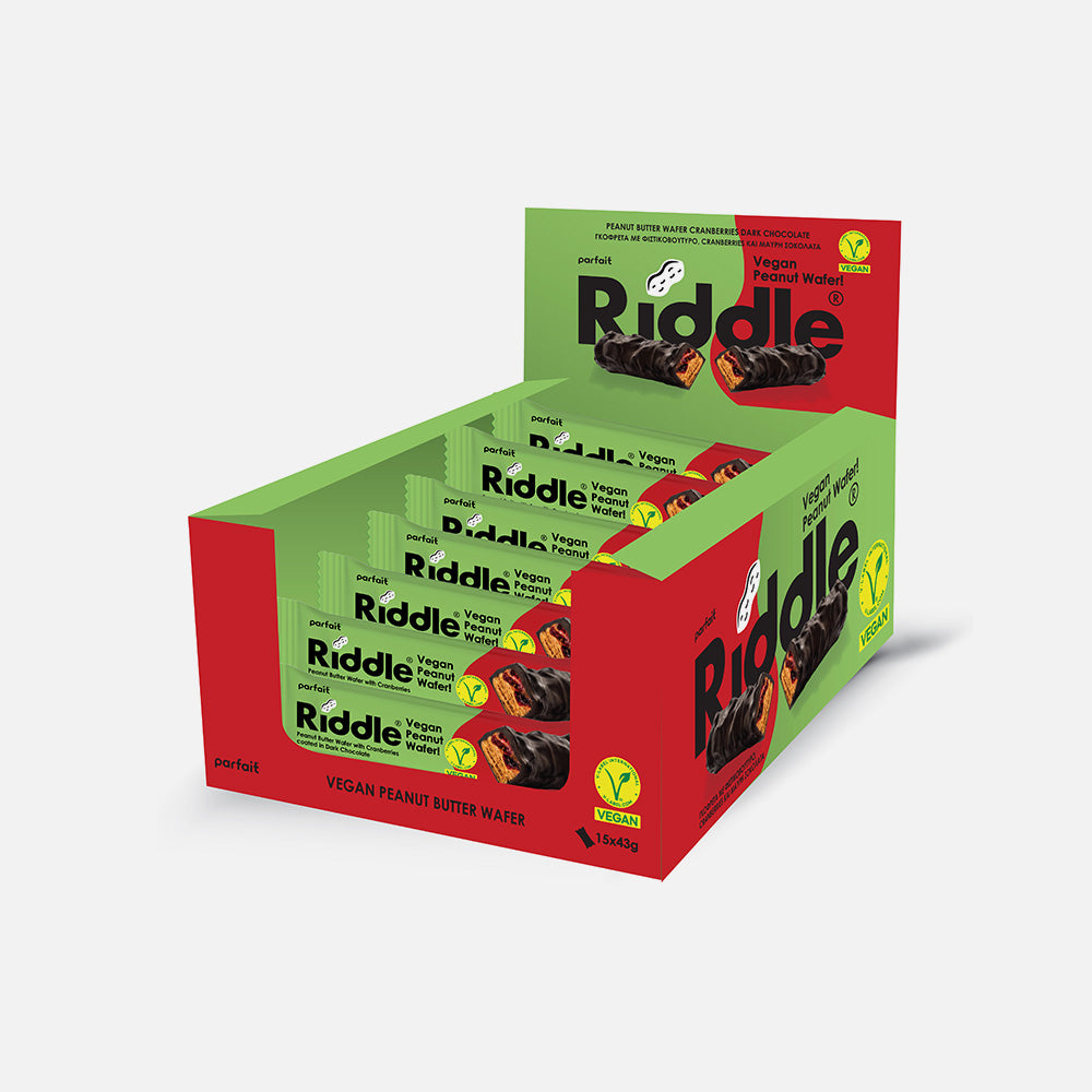 RIDDLE VEGAN BAR SA BRUSNICAMA PAKET (15 Komada)