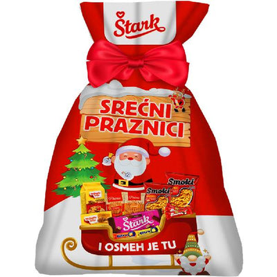 835G ŠTARK NOVOGODIŠNJI PAKETIĆ KESA