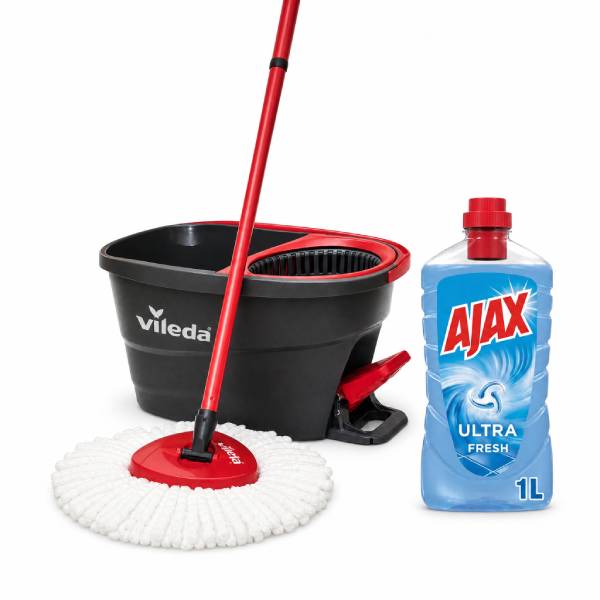 VILEDA MOP TURBO SMART I AJAX ULTRA FRESH PAKET
