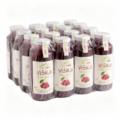 VIŠNJA 0,25L 100% HLADNO CEĐENI SOK Paket (20 Flašica)