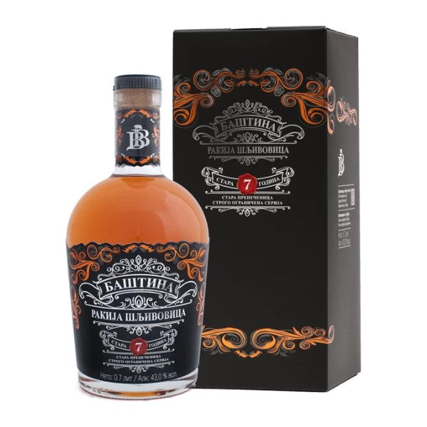 0.7L BB BAŠTINA ŠLJIVA 7 GODINA BOX*
