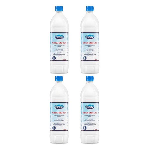 1L FAMILY ASEPSOL 0.2% PAKET (4 komada)