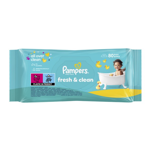 PAMPERS VLAZNE MARAMICE FRESH CLEAN 80KOM*